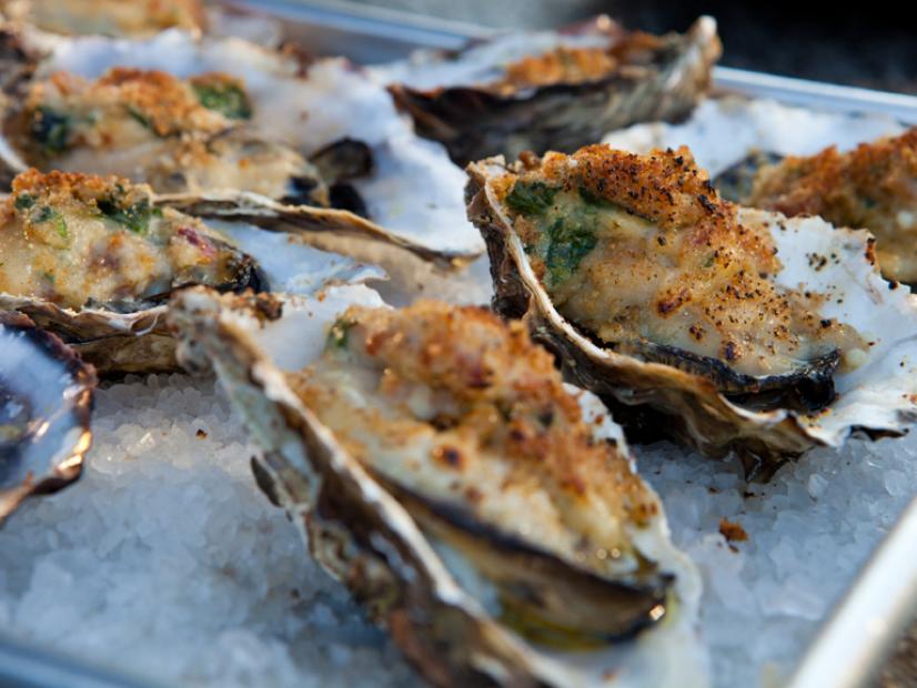 Grilled Rockefeller Oysters