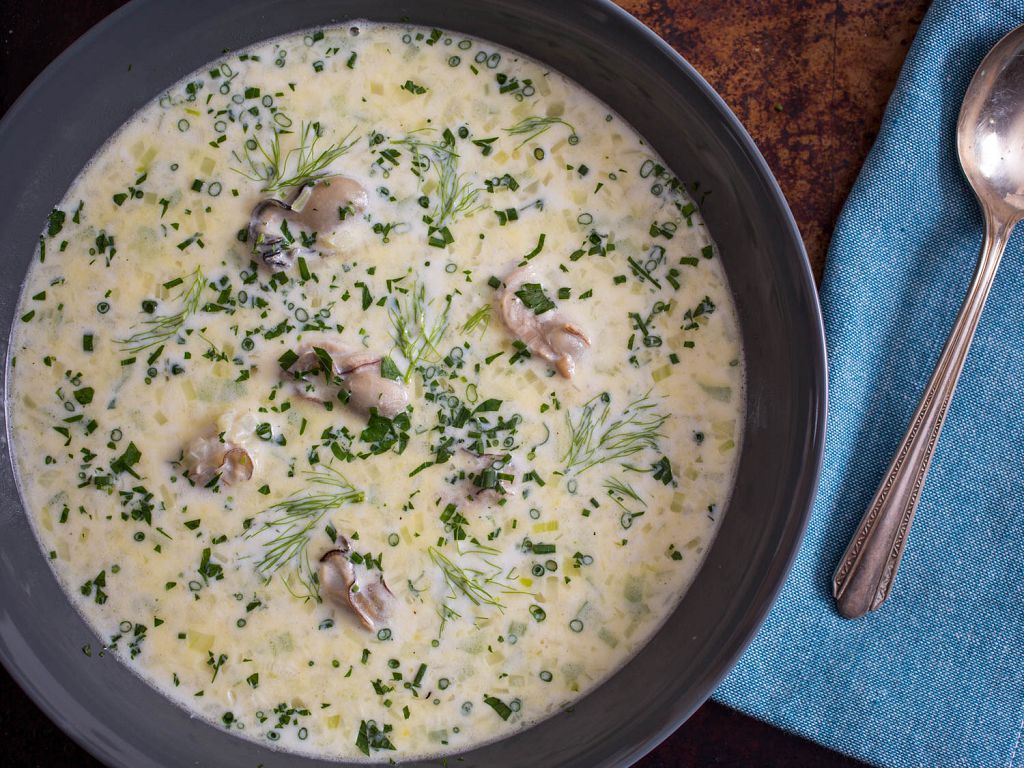 Oysters in Coconut milk