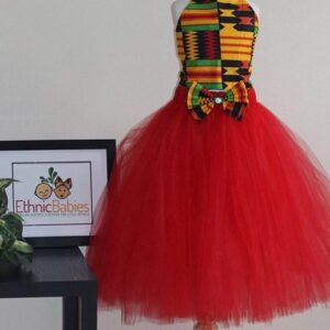 Ndebele dress with tulle Ndebele dress with tulle