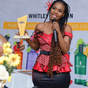 Red and Black Shweshwe Dress By Lebo Mositsa