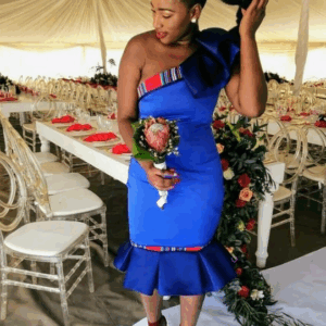 Blue Venda Dress Design Blue Venda Dress Design