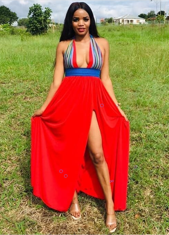 Fancy Blue Venda Dress