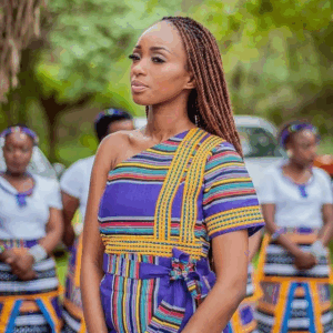 Purple 1 sleeve Venda Dress Purple 1 sleeve Venda Dress