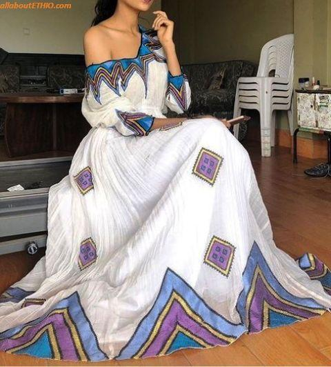 New ethiopian traditional dress 2018 best sale