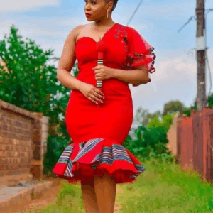 1 Sleeve tulle Venda Dress tight 1 Sleeve tulle Venda Dress tight