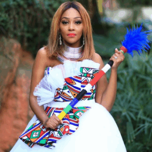 Ndebele Traditional Wedding Dress by Antherline Couture