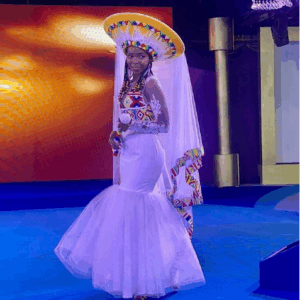 Ndebele Wedding Dress with Zulu hat