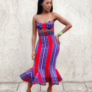 Straight Boobtube Venda Dress Mermaid Style Straight Boobtube Venda Dress Mermaid Style