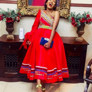 Red Venda Dress_by Scalo Designer