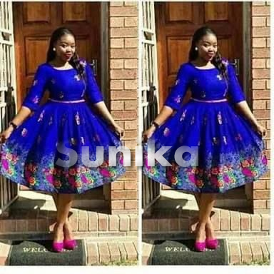 Flared Tsonga Traditional Dress