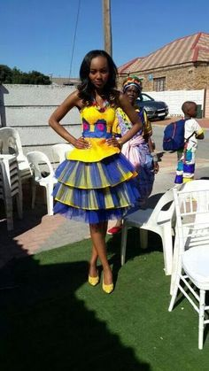 Lovely Tsonga dress with tulle