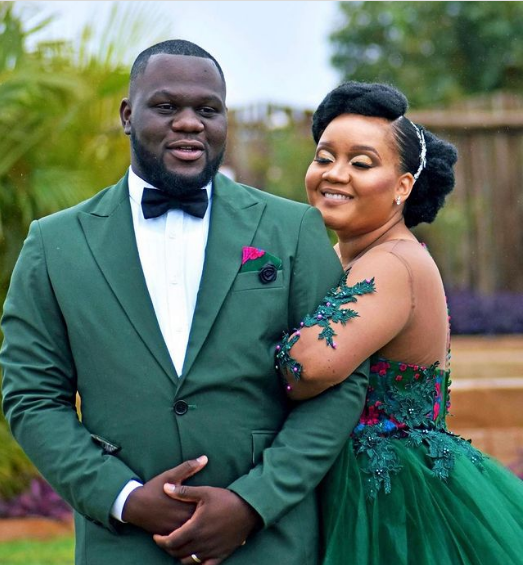 Tsonga Attire for Couples Green Lace Tulle