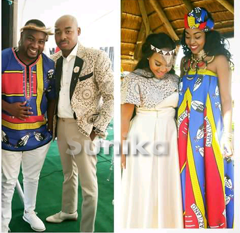 Swazi Shweshwe Attire for couples