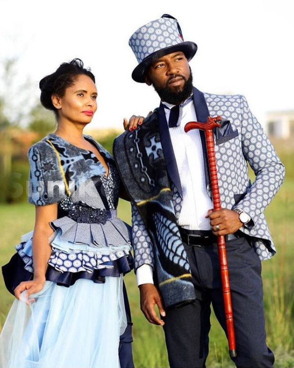 Beautiful Sotho Shweshwe Attire