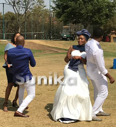 Shweshwe Traditional his and hers Wedding Attire