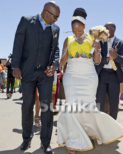 Tsonga Traditional Wedding Attire for couples