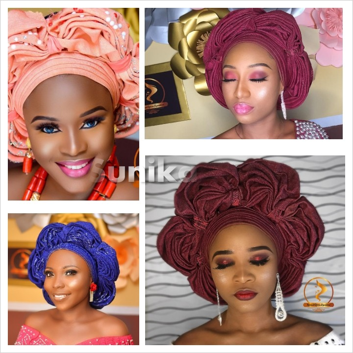 Beautiful Braided Nigerial Gele Designs