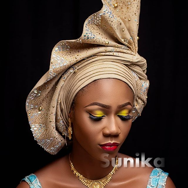 Champagne Gold Gele