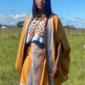 Unathi Nkayi in Xhosa Traditional Dress by Asanda Madyibi