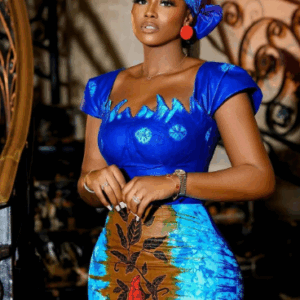 Absolutely Stunning African Print Dress