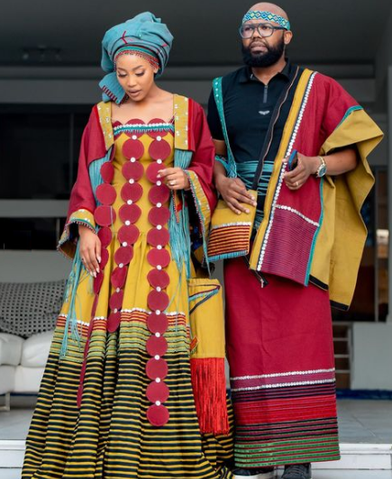 Imbola Xhosa Traditional Attire by Tina Ngxokolo