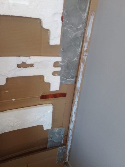 Carboard wall reinforcement