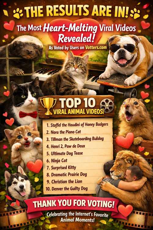 Results Are In — The Internet’s Most Heart-Melting Animal Videos Revealed!